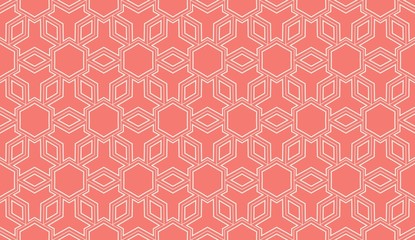 Red . abstract seamless geometries pattern. for wallpaper. design page fill. Vector illustration.