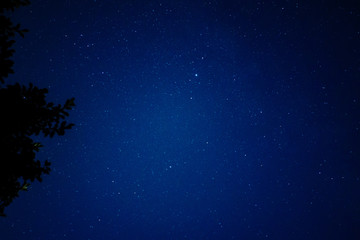 Fototapeta na wymiar starry night sky stars nature