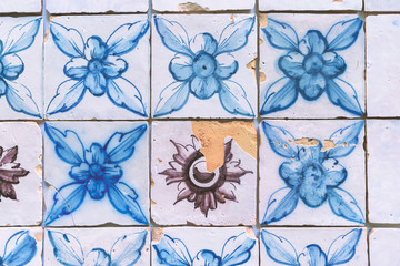 vintage tile ornament