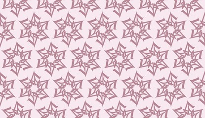 Obraz premium Template with geometric pattern. Vector Seamless illustration. Triangles style.