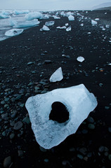 Hielo en el mar de la Laguna J&oacute;kuls&aacute;rl&oacute;n, del Glaciar Vatnaj&ouml;kull, Islandia