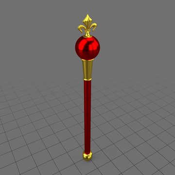 Heraldic scepter