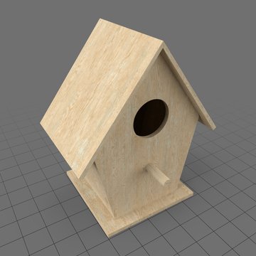 Wooden bird house 2