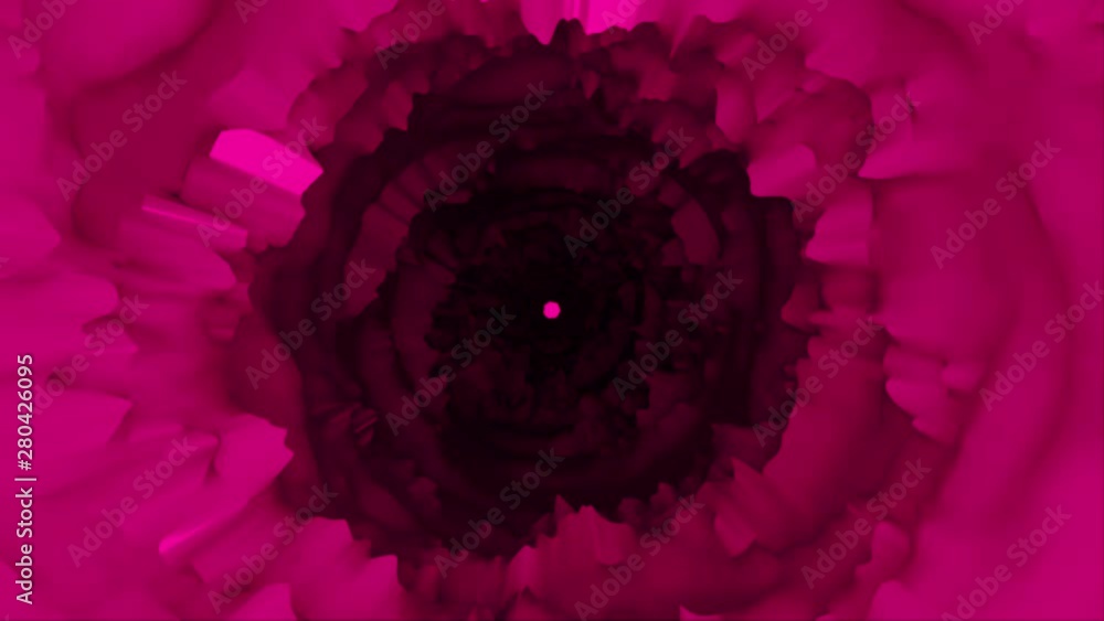 Poster cave or tunnel with jagged walls, 3d rendering backdrop, computer generating background