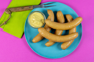 saucisses fumées