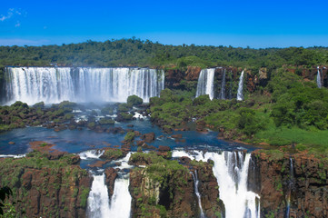 Foz do Iguazu. Is a touristic town and waterfalls at Brazil.