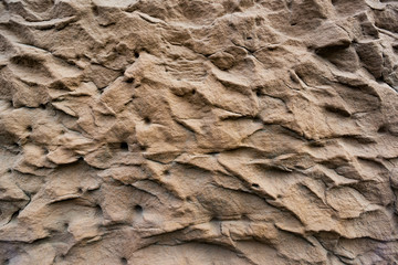 Texture of uneven cement wall