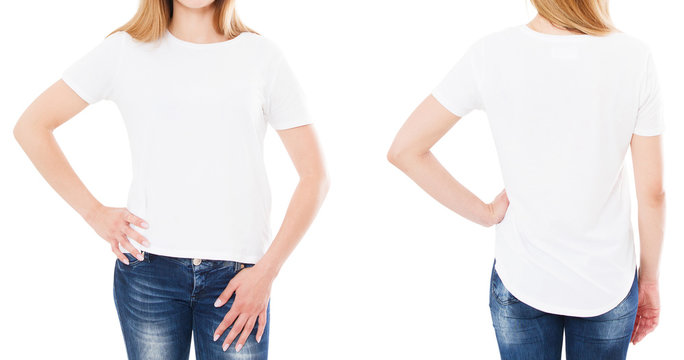 t shirt white girl