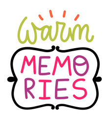 Summer lettering composition with decor.