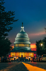 US Capitol Sunset