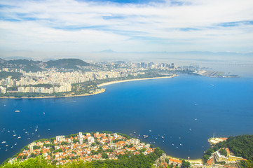 Rio De Janeiro, Brazil in the summer sun light