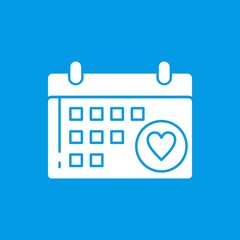  Valentine Day Calendar icon for your project