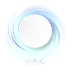 Abstract blue background with circles Circle banner