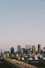 Obraz premium City Landscape in Osaka