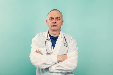 portrait of a doctor in  hospital