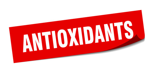 antioxidants sticker. antioxidants square isolated sign. antioxidants