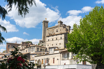 Fototapeta na wymiar Bolsena Castle, near Viterbo, Italy