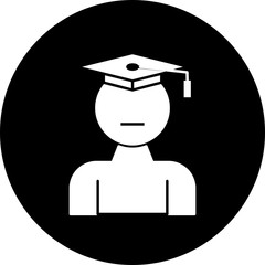 Male Student icon for your project