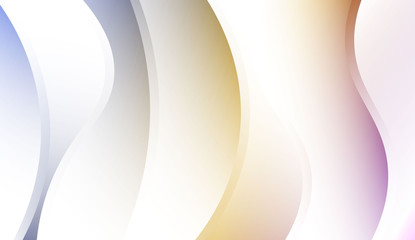 Template Background With Wave Geometric Shape. For Design, Presentation, Business. Colorful Vector Illustration