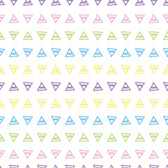 Vector Seamless Triangle Pattern