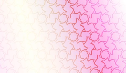 Geometric pattern with Blur Sweet Dreamy Gradient Color Background. For Your Graphic Invitation Card, Poster, Brochure. Vector Illustration.