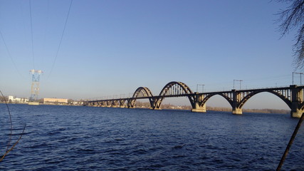 Obraz premium bridge over the river