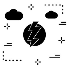 Lightening  icon for your project