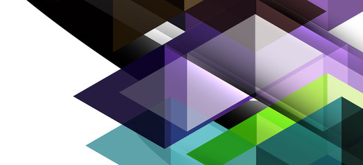 Colorful repeating triangles modern geometric in contemporary style on white background. Abstract geometric shape. Modern stylish texture