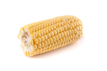 corn isolated vegetarian yellow green food 