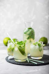 summer cocktail mojito