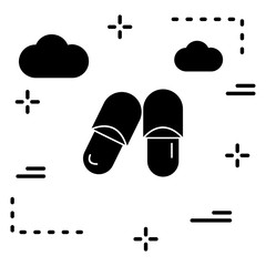 Sandal icon for your project