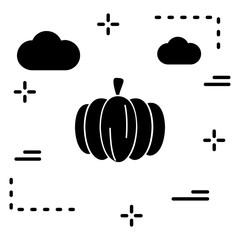 Pumpkin icon for your project