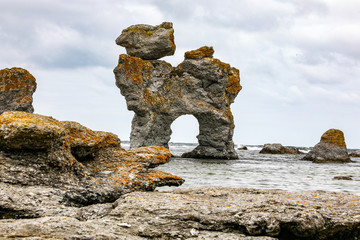 rocks and sky