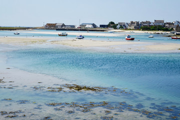 France. Bretagne. The bay of the village Lesconil