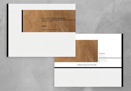 Minimalist Calatogue Layout with Light Texture