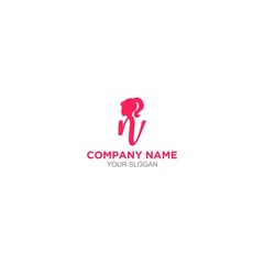 Woman Beauty Logo Design Vector