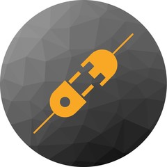 Male female plug icon for your project