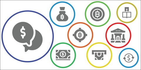 exchange icon set