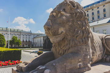 Sunny weather in the old town