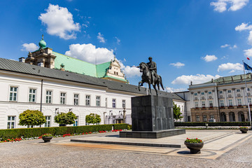 Sunny weather in the old town