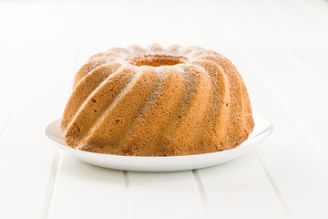 Sweet bundt cake.