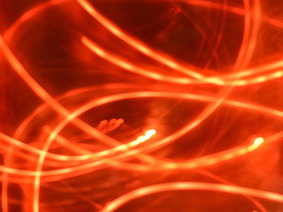 Abstract background of red neon glowing light shapes. Bright stripes Can use for poster, website, brochure, print. Valentines day template - Image - Image 