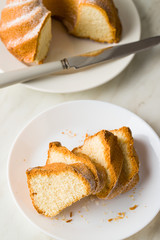 Sweet bundt cake.