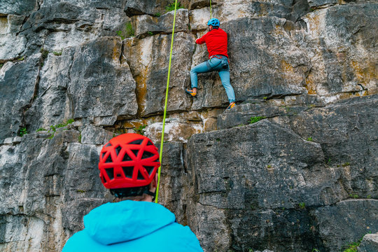 Partners Top Rope Climbing