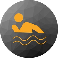 Swimming Person icon for your project