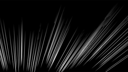 Obraz premium Abstract digital wave of particles. Futuristic point wave. Technology background vector. Vector illustration