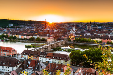 Fototapeta na wymiar Würzburg Sunrise