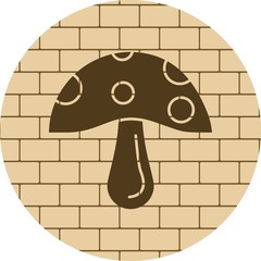 Mushroom icon for your project
