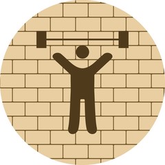  Weight Lifting Person icon for your project