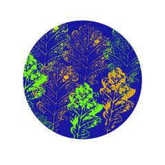 vektor globe of leaves. save planet earth. Ecology
